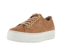 Paul Green Damen, Frauen Low-Top Sneaker,schnürschuhe,Halbschuhe,straßenschuhe,Strassenschuhe,Sportschuhe,Mittelbraun (Nubuk/SISAL),40.5 EU / 7 UK