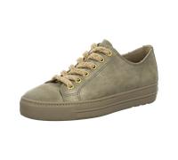 Paul Green 4977-268 Almond/Champ (Beige) - sportlicher Schnürschuh - Damenschuhe Top Trends, Beige, leder (s. suede/glossy a.) für Damen, gold, Größe 37 EU / 4 UK