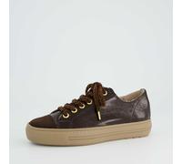 Sneaker PAUL GREEN "Paul Green Sneaker Leder", Damen, Gr. 40,5, braun, Leder, casual, Schuhe (15315054-40,5) braun