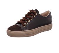 Paul Green 4977-278 Moro (Braun) - sportlicher Schnürschuh - Damenschuhe Sneaker, Braun, leder (s. suede/glossy calf) für Damen, braun, Größe 40 ½ EU / 7 UK