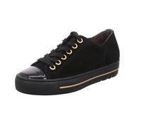 Paul Green Sneaker Schuhe schwarz Samt Lack 4977 - Größe 38