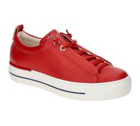 Paul Green Sneaker Plateau Schuhe rot Glattleder 5017 für Damen, rot, Gr. 42 EU / 8 UK