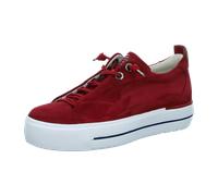 Paul Green Damen Low-Top Sneaker - Turnschuhe mit Komfort-Eva-Sohle - Damenschuhe - Alltag & Büro Sneaker Damen - Rot 32x