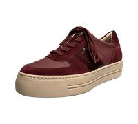 Sneaker PAUL GREEN "Paul Green Sneaker Veloursleder", Damen, Gr. 40,5, rot lack, Veloursleder, casual, Schuhe (86036046-40,5) rot lack