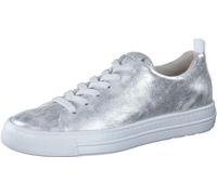 Paul Green Sneaker 0075-5267-045 Damen Silber metallisch flacher Absatz Größe 37