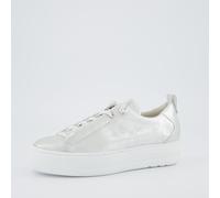 Paul Green Damen-Slipper 5317-057 Leder Metallic Silber Größe 40½ EU