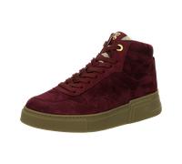 Sneaker PAUL GREEN "Paul Green Sneaker Veloursleder", Damen, Gr. 39, rot (wine), Veloursleder, casual, Schuhe (61353133-39) wine