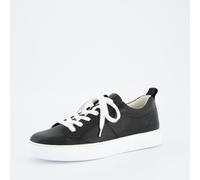 Sneaker PAUL GREEN "Paul Green Sneaker Glattleder", Damen, Gr. 37,5, schwarz, Glattleder, Schuhe Sneaker (91280306-37,5) schwarz