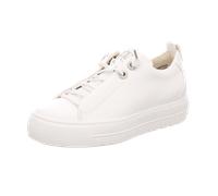 Paul Green Sneaker 0075-5417-045/Pauls Damen, Eva-Sohle, elastische Schnürsenkel, softes Leder, Weiß 04x Gr. 38