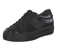 Paul Green Sneaker Schuhe schwarz Lack Glitter 5430 - Größe 42