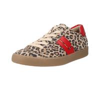 Paul Green Sneaker Damen 5464-137 Rauleder Leopard-Muster Braun Größe 36,5