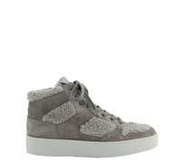 Paul Green 5470-02 Schnürstiefel Leder & Textil Damen in grau - Gr. 42