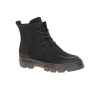 Schnürstiefelette PAUL GREEN "Paul Green Stiefelette Nubukleder", Damen, Gr. 37, schwarz, Nubukleder, Schuhe Schnürstiefelette (42674557-37) schwarz