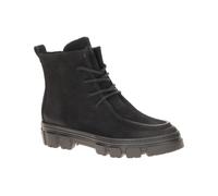 Schnürstiefelette PAUL GREEN "Paul Green Stiefelette Nubukleder", Damen, Gr. 42, schwarz, Nubukleder, Schuhe Schnürstiefelette (42674557-42) schwarz