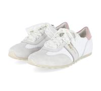 Paul Green 5508-029 Damen Sneaker Low Leder & Textil in Weiss-Kombi - Gr. 38,5