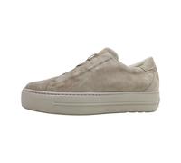 Paul Green Plateausneaker Veloursleder Damen Beige Größe 40,5