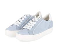 Paul Green 5561-019 Damen Sneaker Low Rauleder in blau - Gr. 39