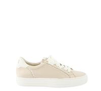 Paul Green 5561-029 Damen Sneaker Low Rauleder in beige - Gr. 39