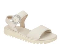 Paul Green Sandale beige biscuit Strassschmuck 6006 - Größe 41