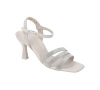 Paul Green Leder-Sandaletten in Grau - Größe 37,5 | Damen Sandalen