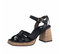 Paul Green Leder-Sandaletten in Schwarz - Größe 39 | Damen Sandalen