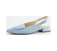 Ballerina PAUL GREEN "Paul Green Ballerinas Leder", Damen, Gr. 39, hellblau, Leder, Schuhe Ballerina (67240530-39) hellblau