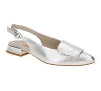 Paul Green Sling Pumps grau alu metallic Slingback 6090 - Größe 37