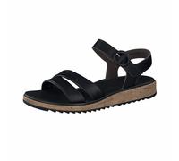 Paul Green Damen, Frauen Sandaletten,Sommersandalen,bequem,flach,Sommerschuhe,Freizeitschuhe,offene Schuhe,Strandschuhe,Schwarz (JA),41 EU / 7.5 UK