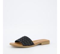 Paul Green Sandalette 6139-027, gelocht/geflochten, Schwarz, Damen EU 5,5/38,5