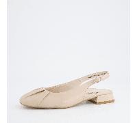 Paul Green Peeptoes & Slingpumps 6142-007, Glattleder, Beige, Damen EU 6/39
