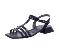 Paul Green Sandalette 6150-027, Lack/Brush, Schwarz, Damen EU 6,5/40