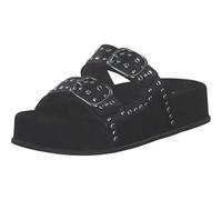 Paul Green Plateau Pantolette schwarz Nieten 6168 - Größe 37.5