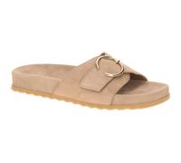 Pantolette PAUL GREEN "Paul Green Pantoletten Veloursleder", Herren, Gr. 41, braun, rosa, Veloursleder, Schuhe Pantolette (93406963-41) braun, rosa