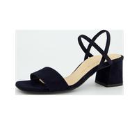 Paul Green 6183-029 Damen Sandaletten Rauleder in blau - Gr. 37,5