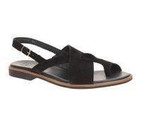 Riemchensandale PAUL GREEN "Paul Green Sandalen Nubukleder", Damen, Gr. 38, schwarz, Nubukleder, Schuhe Riemchensandale (47606946-38) schwarz