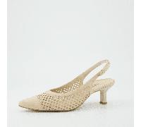 Slingpumps PAUL GREEN "Paul Green Pumps Leder", Damen, Gr. 37, beige, Leder, Schuhe Slingpumps (85955931-37) beige