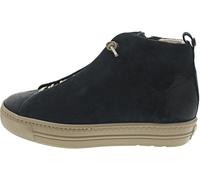 Paul Green Schnürschuh 4024-027 Black/Cognac Leder, flach, Damen Größe 40,5