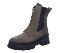 Paul Green 8030 Stiefelette grün Plateau Boots Front-Zip - Größe 40