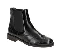 Paul Green 8070 Chelsea Stiefelette schwarz Lack Lyra Muster - Größe 37.5