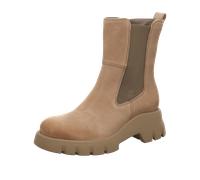 Paul Green Stiefelette Nubukleder/Textil Beige - 38,5