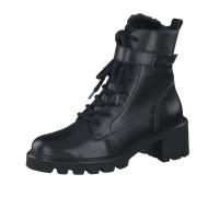 Paul Green Damen Schnürbootie mit Warmfutter, Frauen Schnürstiefeletten,Warm gefüttert,schnürboots,Winterstiefeletten,Schwarz (Black),37 EU / 4 UK