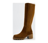 Stiefel PAUL GREEN "Paul Green Stiefel Veloursleder", Damen, Gr. 39, toffee, Veloursleder, Schuhe, Topseller (26465626-39) toffee