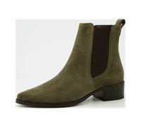 Paul Green Damen Frauen Chelsea Boots,Schlupfstiefel,Winterstiefeletten,warm,gefüttert,Stiefel,Bootee,Booties,halbstiefel,GRÜN (GRÜN),42 EU / 8 UK