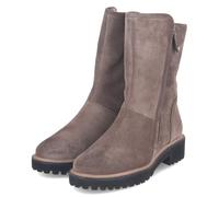 Stiefelette PAUL GREEN "Paul Green Stiefelette Veloursleder", Damen, Gr. 38,5, braun, Veloursleder, casual, Schuhe (67688241-38,5) braun