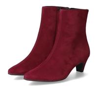 Paul Green Stiefeletten - Gr. 39 - Rot - Rauleder