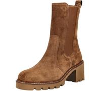 Stiefelette PAUL GREEN "Paul Green Stiefelette Veloursleder", Damen, Gr. 40,5, braun (toffee), Veloursleder, casual, Schuhe (69338454-40,5) toffee