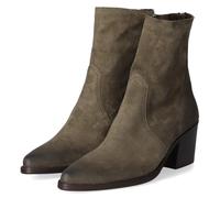 Paul Green Ankle Boots - Gr. 40 - Grün - Rauleder