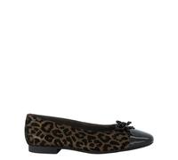 Paul Green Ballerina 1000-118, Rauleder, Schwarz, Damen EU 6/39