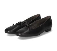 Paul Green Ballerina 1142-017 Glattleder Schwarz Damen Größe 41 EU / 7,5 UK