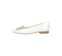 Paul Green Ballerinas weiß Seidenmatt Nappa 1181 - Größe 37.5